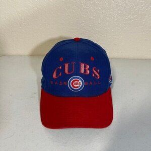 Vintage Chicago Cubs Hat Adult Snap Back Blue Eds West Signatures Sportswear MLB